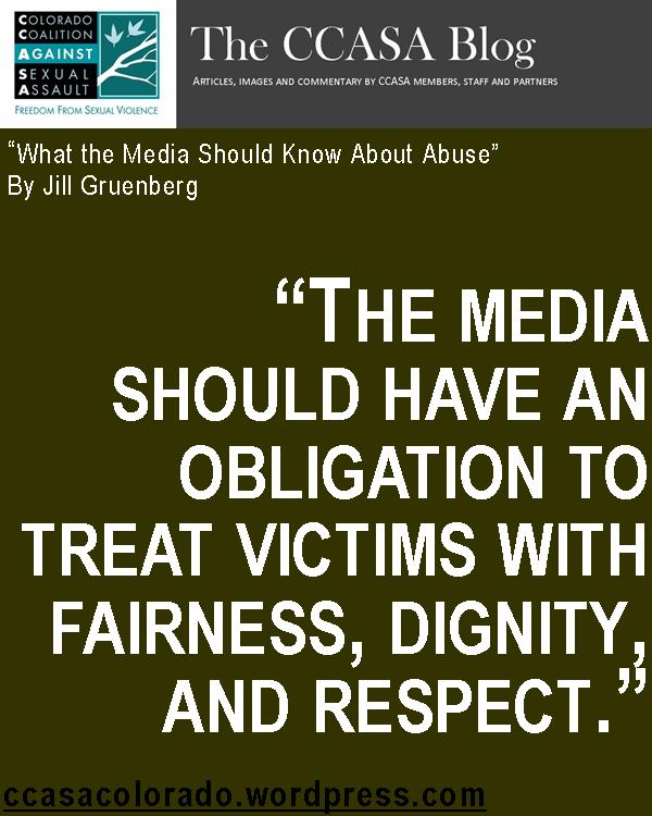 What the media should know about abuse