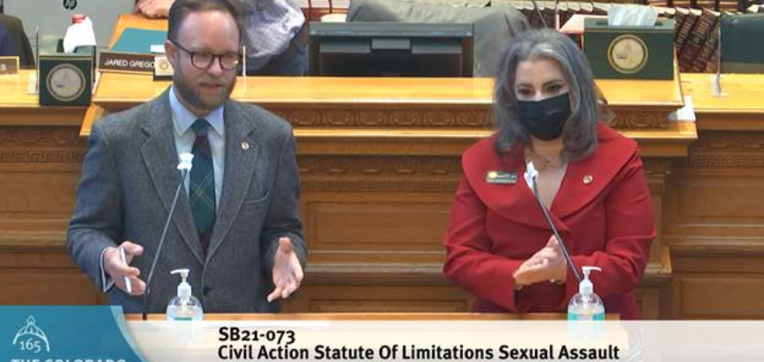 Representatives Soper and Michaelson Jenet speaking in support of Senate Bill 73