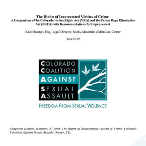 The Rights of Incarcerated Victims of Crime